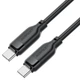 Кабель Acefast C16-03 Type-C — Type-C 60W 1.2 м плетеный черный - изображение 2
