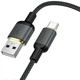 Кабель Hoco X128 Benefit USB — Type-C 36W 1 м плетений чорний - зображення 3