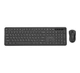 Беспроводной комплект клавиатура и мышь Gembird KBS-WPS-01-CYRL Slim Pro Business Wireless Black - изображение 1