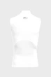 Чоловіча біла майка UA HG Armour Comp Mock SL Under Armour M 1361521-100 - изображение 6