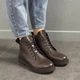 Женские зимние ботинки из натуральной кожи ITstyle Шоколадные 38 24.5 см (031-АМ) - изображение 8