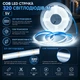 Светодиодная LED COB лента 3 метра с USB 5V, белый холодный, cветильник для подсветки, питание от павербанка 5 вольт, 320 светодиодов на метр, 6000K - изображение 5