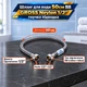 Шланг для воды 50см ВВ GROSS Neylon 1/2" гибкая подводка - изображение 2