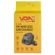 Модулятор FM, VOIN W-3304, 12-24V 2 USB QC3.0, 1 Type C, BT5.0, Hands free - зображення 4