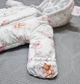 Дитячий зимовий комбінезон на 0-3 міс. 68-74см з плащівки - з вушками ведмедика. Ніжний зайчик - зображення 8