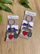 Патриотический брелок Украина "I LOVE UKRAINE" с трезубом и сердцем - сувенирный брелок на ключи - изображение 4