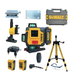 Лазерный нивелир DeWalt 3D 4D аккумуляторный уровень 16 линий зеленый луч 360 градусов 25 м точность ±0,2 мм 2 батареи 5 А·ч штатив магнитный кронштейн пульт кейс для строительства ремонта отделки - изображение 8