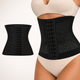 Утягивающий пояс-корсет WAIST BAND 2XL черный для коррекции фигуры с 4 металлическими ребрами - изображение 6