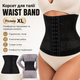 Корректирующий корсет для талии WAIST BAND XL черный утягивающий пояс с металлическими ребрами - изображение 1