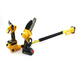 Садовый набор DeWalt 3в1 аккумуляторный 24 В мини цепная пила DCM155HN 15 см секатор DCMPP540P1 Digital рез до 30 мм высотная телескопическая штанга 2,6 м поворот 180 градусов комплект для обрезки деревьев веток кустов с 2 батареями 5 А·ч зарядкой - изображение 4