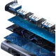 USB-концентратор UNITEK Type-C — USB 3.0, 4-портовая док-станция расширения, совместимая с MacBook, компьютерами Neo, телефонами, планшетами, адаптерами для внешних клавиатур и мышей, USB-док-станция расширения. - изображение 2