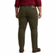 Чоловічі прямі стрейч-сатинові штани Polo Ralph Lauren Varick slim straight, оливкові, розмір W44B/L32 (великі розміри) - изображение 2