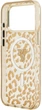 Etui Guess IML Leopard Glitter Triangle Logo MagSafe do iPhone 18 Pro / 17 Pro brązowe (GUE005630) - obraz 7