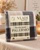 Плед шерстяний ПАЛЕРМО 170х210 (Wool 20% Acrylic 40% Polyester 40%), Pictor_коричневий - зображення 3