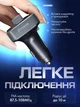 Автомобильный FM-трансмиттер адаптер FM-модулятор с Bluetooth блютузом для автомобиля с быстрой зарядкой 36W подсветкой микрофоном Type-C + USB переходник для громкой связи - изображение 5