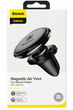 Тримач для телефона автомобільний Baseus Magnetic Air Vent SUGX-A01 Black магнітний на дефлектор - зображення 2
