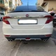 Накладка на задний бампер Fiat Tipo Фиат Типо диффузор универсальный цвет черно серебристый - изображение 15