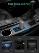 Беспроводной адаптер Aileway 2-в-1 для Apple CarPlay и Android Auto с Bluetooth 5.4 и Wi-Fi 5,8 ГГц - изображение 2