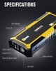 Пускозарядний пристрій Gooloo GP4000, 24000 mAh (Jump Starter Yellow, бустер для авто) - изображение 6