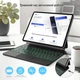 Чохол-клавіатура TECURS QWERTZ для iPad Air 13" (M4/M3/M2 2026/2025/2024) та iPad Pro 12.9 (6/5/4/3 Gen) магнітний кейс із клавіатурою з підсвіткою та трекпадом чорного кольору - зображення 4