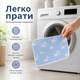 Многоразовая тренировочная пеленка для собак и котов, 40×30 см, голубая снежинки - изображение 4