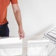 Электрическая сушилка для белья для одежды с подогревом 230W электро сушки с обогревом боковых крыльев 18-канальная алюминиевая сушка складная напольная раскладная электросушилка Серая - изображение 9