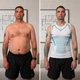 Чоловіча компресійна майка BodySculpt, біла, розмір L-XL - зображення 4