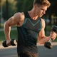 Мужская компрессионная майка BodySculpt, черная, размер 2XL-3XL - изображение 3