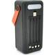 Power Bank AND YM-638 CX 100000 мАг Повербанк із сонячною батареєю вбудованими кабелями і ліхтариком - зображення 3