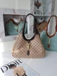 Сумка жіноча Gucci Mercato tote bag коричнева (178) - изображение 3
