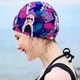 Купальная шапочка для плавания Barbie Fashion с принтом и длинными волосами, защищающая уши. Женский купальник из эластичной, удобной, быстросохнущей и дышащей ткани. - изображение 6
