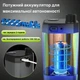 Портативный электрический душ MaxFlow 6000 mAh с насосом до 8 л/мин режимами ECO/MAX водозащитой IPX8 для кемпинга походов дачи путешествий и отдыха на природе - изображение 4