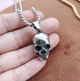 Кулон череп на цепочке SteelSkull unisex из медицинской стали - изображение 2
