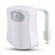 Кольорове підсвічування для унітазу з датчиком руху, BOWL LIGHT, на батарейках / Розумне підсвічування на унітаз - зображення 7
