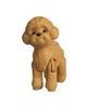 Фигурка собаки породы Той Пудель Toy Poodle Игрушка Декор Антистресс 3D печать Пластик 70 мм Браун Коричневый - изображение 1