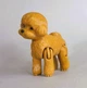 Фигурка собаки породы Той Пудель Toy Poodle Игрушка Декор Антистресс 3D печать Пластик 70 мм Браун Коричневый - изображение 6