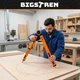 Угломер-линейка Bigstren 27309 — 3в1, алюминиевый, 500 мм, угол 0–270°, 2 уровня и карандаш - изображение 3