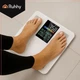 Умные весы анализаторы состава тела Ruhhy 20676 до 226 кг с Bluetooth и приложением Feelfit стеклянные для дома Белые - изображение 3