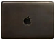 Шкіряний чохол для ноутбука MacBook 14 з натуральної шкіри Crazy Horse захисний для MacBook Pro 14, темно-коричневий 58620 - зображення 5
