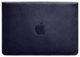 Шкіряний чохол-конверт на магнітах для MacBook 15 дюймів, темно-синій, натуральна шкіра Краст, ручна робота, 38×25,5 см 58680 - зображення 1