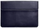 Шкіряний чохол-конверт на магнітах для MacBook 15 дюймів, темно-синій, натуральна шкіра Краст, ручна робота, 38×25,5 см 58680 - зображення 4
