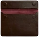 Кожаный чехол-конверт на магнитах для MacBook 15 дюйм, бордовый, натуральная кожа Краст, ручная работа, 38×25,5 см 58671 - изображение 2