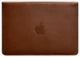 Кожаный чехол-конверт на магнитах для MacBook 15 дюйм, светло-коричневый, натуральная кожа Краст, ручная работа, 38×25,5 см 58676 - изображение 1