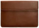 Кожаный чехол-конверт на магнитах для MacBook 14 дюйм, светло-коричневый, натуральная кожа Краст, ручная работа, 34,3×24,5 см 58663 - изображение 4