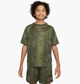 Футболка детская Nike Youth Dri-Fit Military Printed Top XS Зеленая FN8694-325 - изображение 1