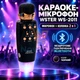 Караоке микрофон, беспроводной микрофон, портативная колонка 2 в 1 Bluetooth черный - изображение 1