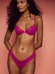 Комплект белья Victoria's Secret бюст и трусики тонг 1162176317 (Розовый 36C/M) - изображение 1