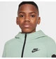 Детская толстовка Nike Sportswear Tech Fleece Green S Зеленая HV5867-037 - изображение 3