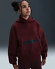 Підліткове худі Nike Sportswear Tech Fleece L Бордове HV1198-619 - зображення 3