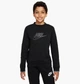 Детский свитшот Nike Sweatshirt Child Sportswear Amplify S Черный DQ8819-010 - изображение 1